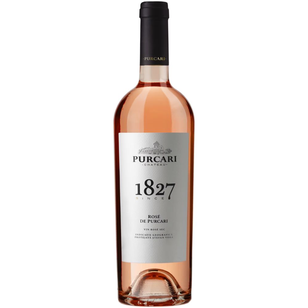 Vin Purcari 1827 Rose la sticla de 0.75L, 5+1 gratis, la cel mai bun pret, disponibil cu livrare imediata in Sibiu si in toata Romania