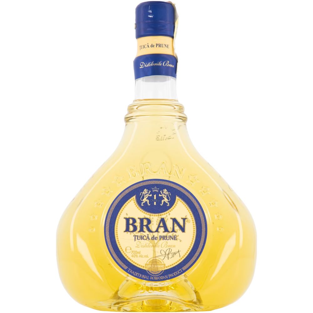 Tuica de prune Bran la sticla de 0.7L, la cel mai bun pret, disponibil cu livrare imediata in Sibiu si in toata Romania. Palinca