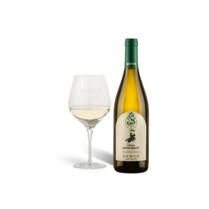 Vin alb Serve Vinul Cavalerului Chardonnay la sticla de 0.75L, la cel mai bun pret, disponibil cu livrare imediata in Sibiu si in toata Romania